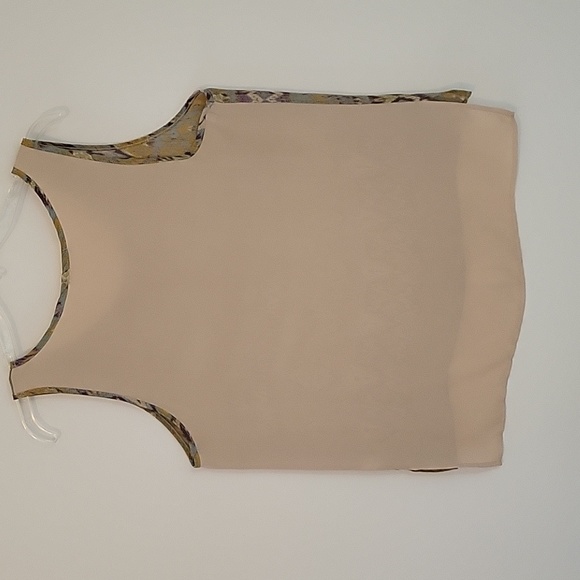 Soprano Sleeveless Print Blouse, Size Large - Picture 5 of 6